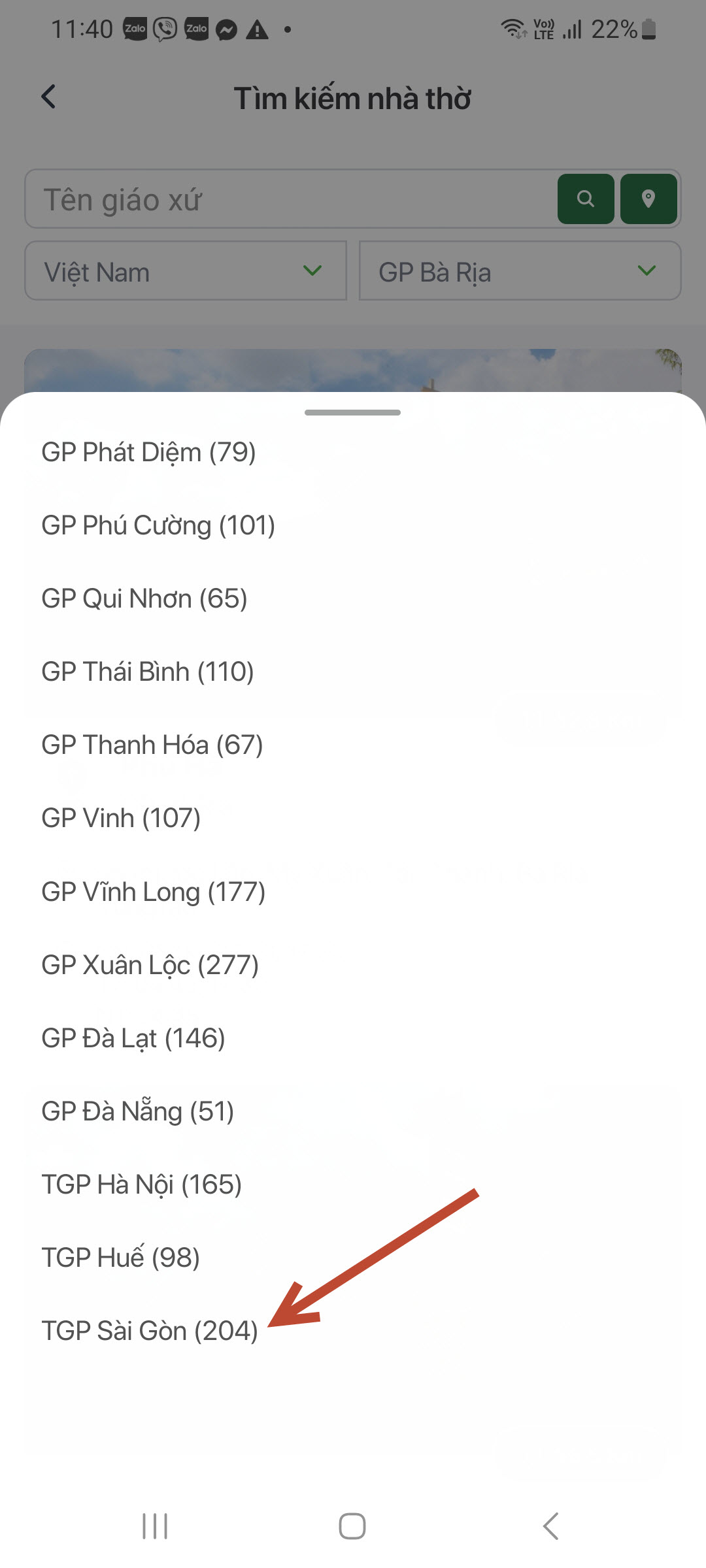 Chọn Giáo Phận (TGP Sài Gòn)