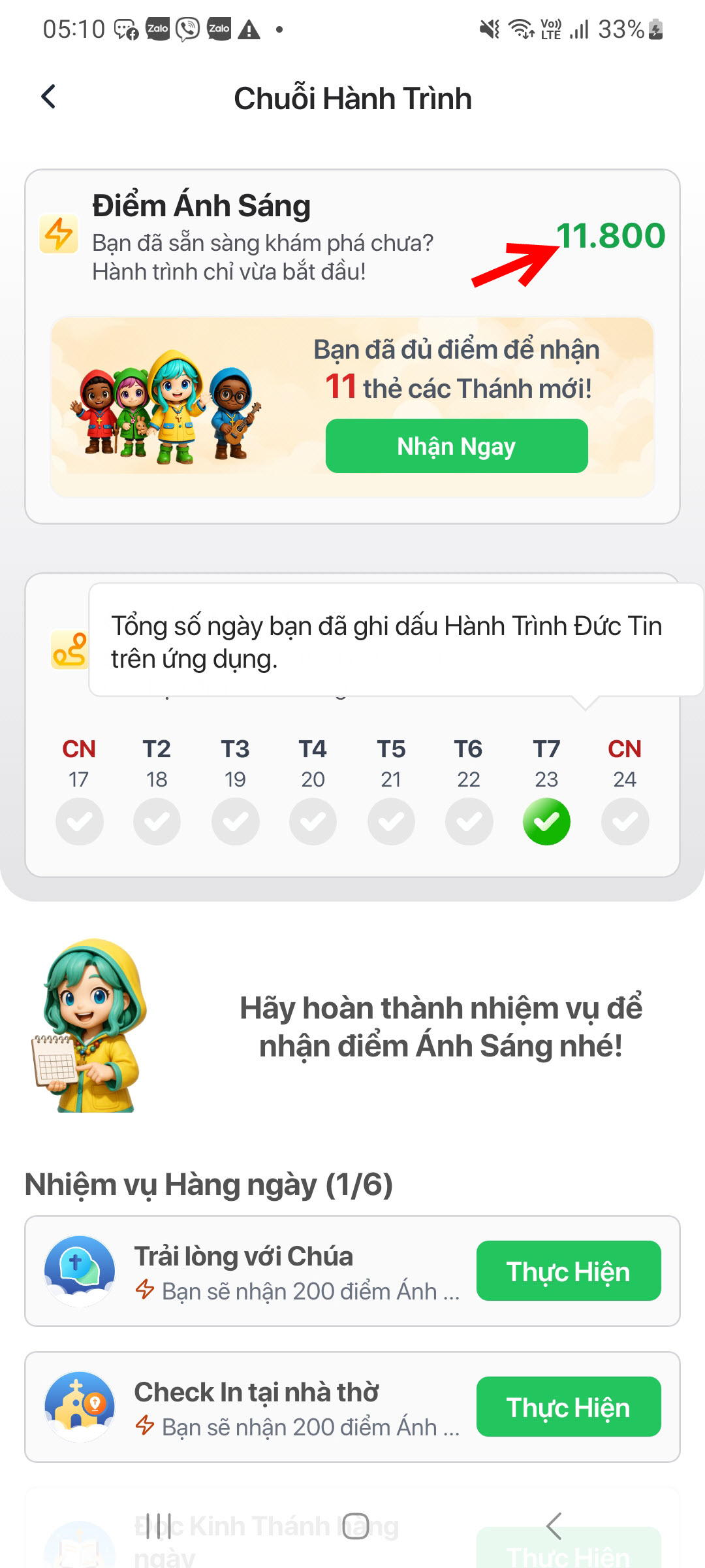 Điểm đã được trừ